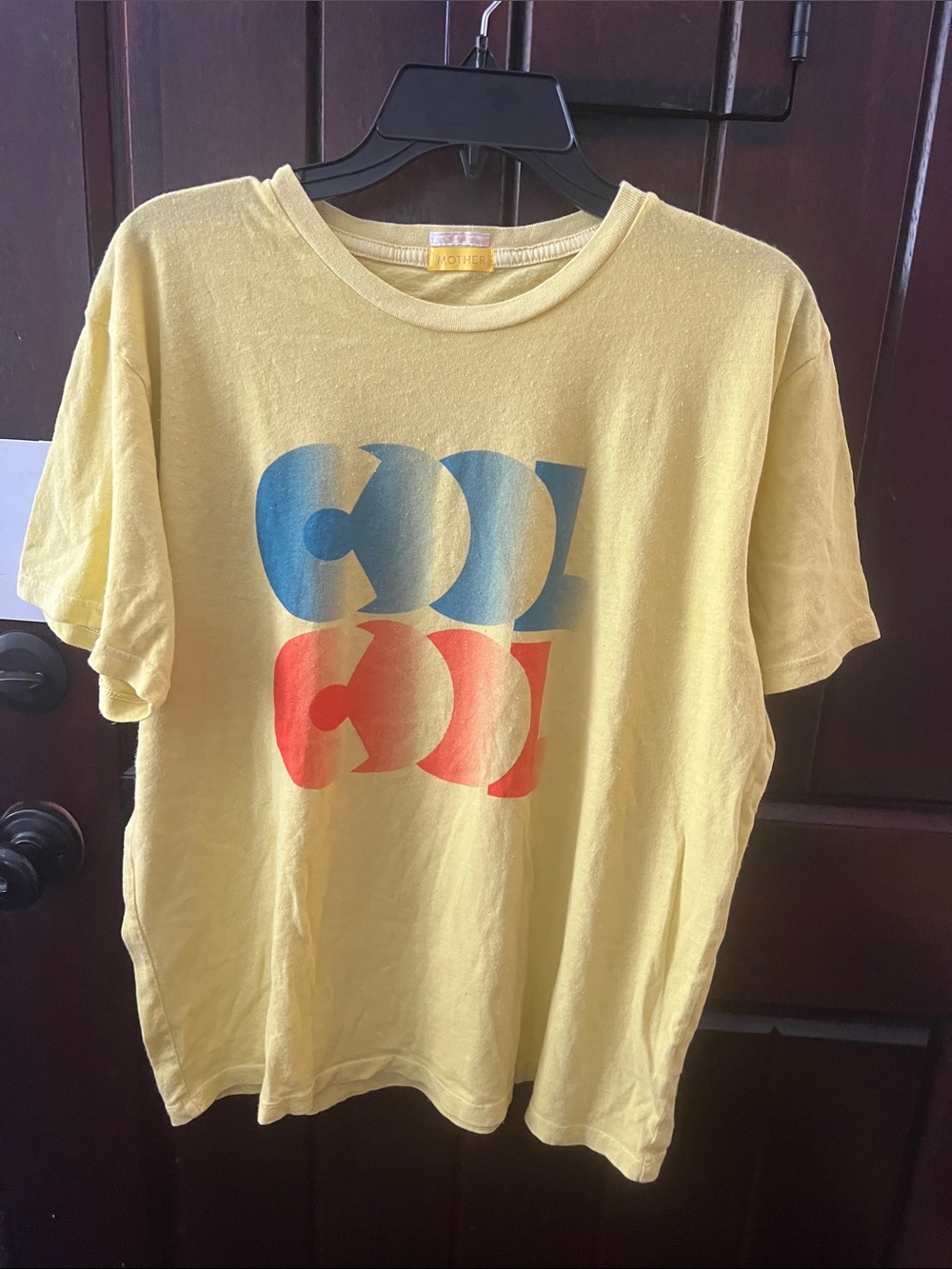 MOTHER jeans the rowdy cool cool Tee at your leisure